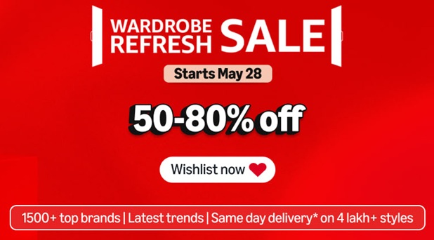 India Desire : Amazon Fashion Wardrobe Refresh Sale: Upto 80% Off On Clothings & Fashion Wears + Extra 10% Off With ICICI/HDFC Credit Cards [28th May 2026]